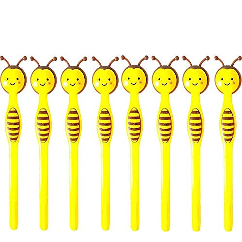LUFOX 8Pcs Cute Bees Gel Pens
