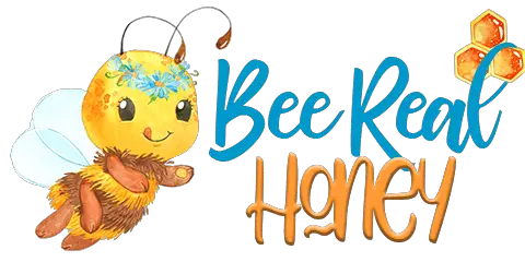 bee real honey logo