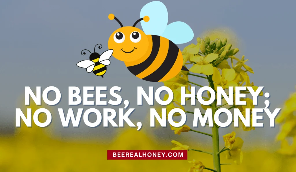 No bees no honey no work no money